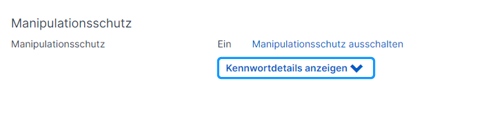 Tamper Protection Device