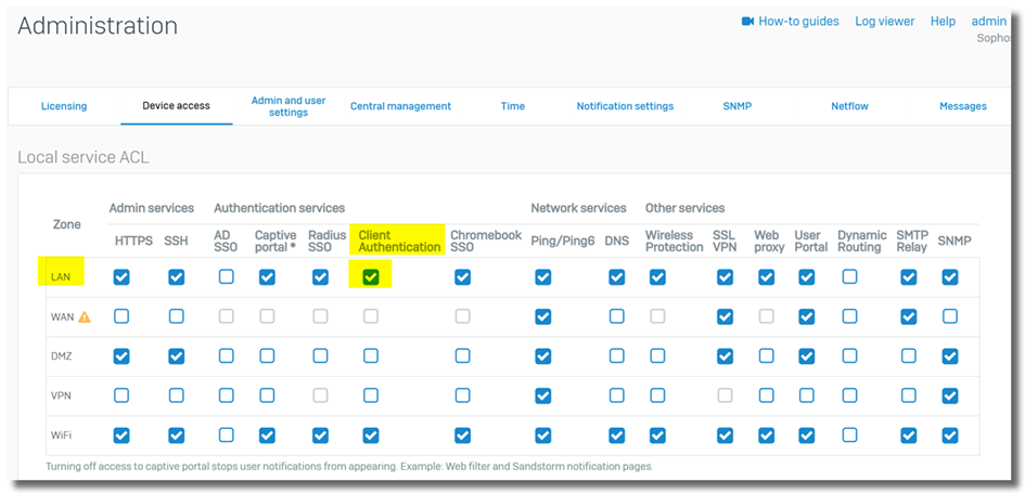 Client Authentication