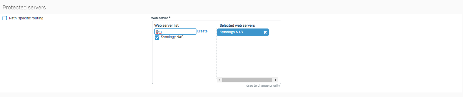 Firewall Regel Webserver